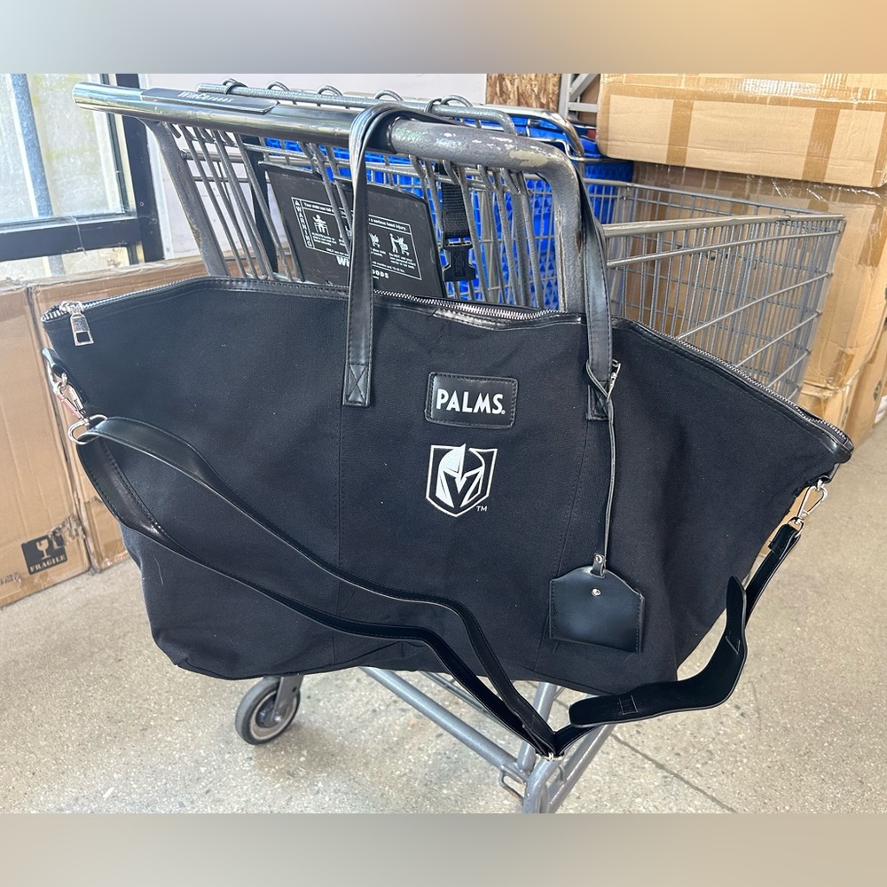 vegas golden knights Large Traveling Bag Black